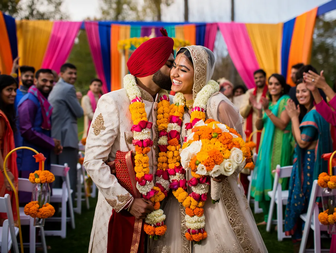 Cultural fusion wedding Cultural fusion wedding celebration